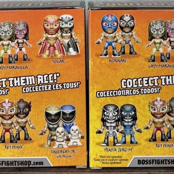 WWE 2 Boss Fight Studio Legends Of Lucha Libre Luchacitos PENTA ZERO M, BNIB - Picture 2 of 4
